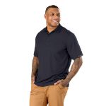 Picture of Berne  SH37 Short Sleeve Ribbed Collar Pocket Polo Shirt