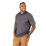 Picture of Berne  SH37 Short Sleeve Ribbed Collar Pocket Polo Shirt