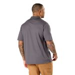 Picture of Berne  SH37 Short Sleeve Ribbed Collar Pocket Polo Shirt