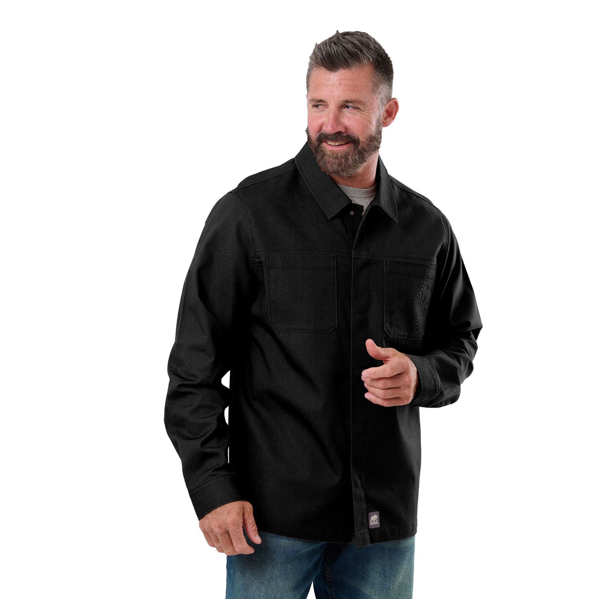 Picture of Berne  SH41 Water Repellent Shop Shirt