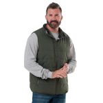 Picture of Berne  V26 Channel Quilt Ripstop Flannel-Lined Vest