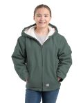 Picture of Berne  BHJ41 Girls' Sherpa-Lined Softstone Duck Hooded Jacket