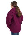 Picture of Berne  BHJ41 Girls' Sherpa-Lined Softstone Duck Hooded Jacket
