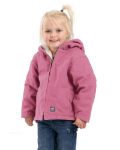 Picture of Berne  BHJ41T Toddler Girls' Sherpa-Lined Softstone Hooded Coat