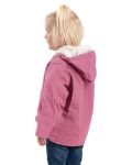 Picture of Berne  BHJ41T Toddler Girls' Sherpa-Lined Softstone Hooded Coat