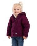 Picture of Berne  BHJ41T Toddler Girls' Sherpa-Lined Softstone Hooded Coat