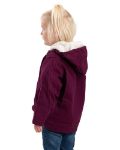 Picture of Berne  BHJ41T Toddler Girls' Sherpa-Lined Softstone Hooded Coat