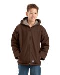 Picture of Berne  BHJ42 Youth Sherpa-Lined Softstone Duck Hooded Jacket