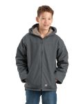 Picture of Berne  BHJ42 Youth Sherpa-Lined Softstone Duck Hooded Jacket
