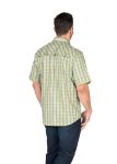 Picture of Berne  SH31 Flex UPF Button Down Plaid Short Sleeve Shirt