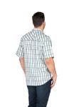Picture of Berne  SH31 Flex UPF Button Down Plaid Short Sleeve Shirt