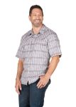 Picture of Berne  SH31 Flex UPF Button Down Plaid Short Sleeve Shirt
