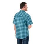 Picture of Berne  SH31 Flex UPF Button Down Plaid Short Sleeve Shirt