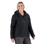 Picture of Berne  WHJ26 Womens Channel Quilt Ripstop Hooded Jacket