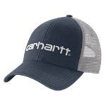 Picture of Carhartt 101195 Mens Canvas Mesh-Back Logo Graphic Cap