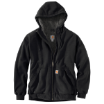 Picture of Carhartt 103308 Mens Rain Defender® Relaxed Fit Midweight Sherpa-Lined Full-Zip Sweatshirt