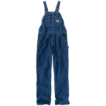 Picture of Carhartt R07 Mens Loose Fit Washed Denim Bib Overall