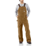 Picture of Carhartt R37 Mens Loose Fit Firm Duck Bib Overall
