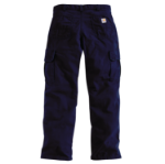 Picture of Carhartt FRB240 Mens Flame Resistant Loose Fit Canvas Cargo Work Pant
