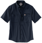 Picture of Carhartt 102537 Mens RUGGED PROFESSIONAL™ SERIES Relaxed Fit Canvas Short Sleeve Work Shirt
