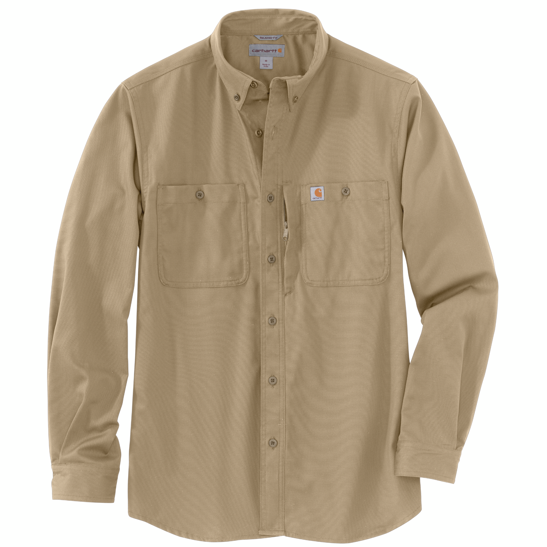 Picture of Carhartt 102538 Mens RUGGED PROFESSIONAL™ SERIES Relaxed Fit Canvas Long Sleeve Work Shirt