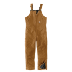 Picture of Carhartt 105470 Mens Loose Fit Firm Duck Insulated Biberall