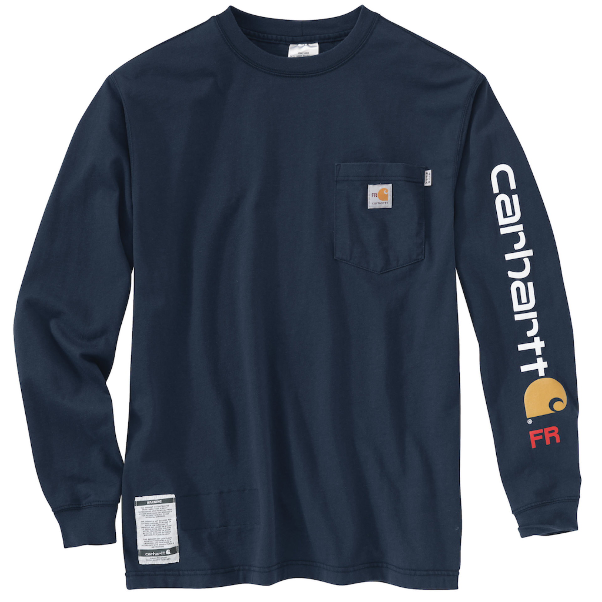 Picture of Carhartt 101153 Mens Flame-Resistant Force® Graphic Long-Sleeve T-Shirt 