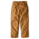 Picture of Carhartt B111 Mens Loose Straight Washed Duck Lined Dungaree