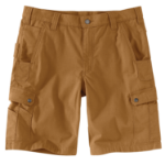 Picture of Carhartt 104727 Mens Relaxed 11 Ripstop Cargo Short