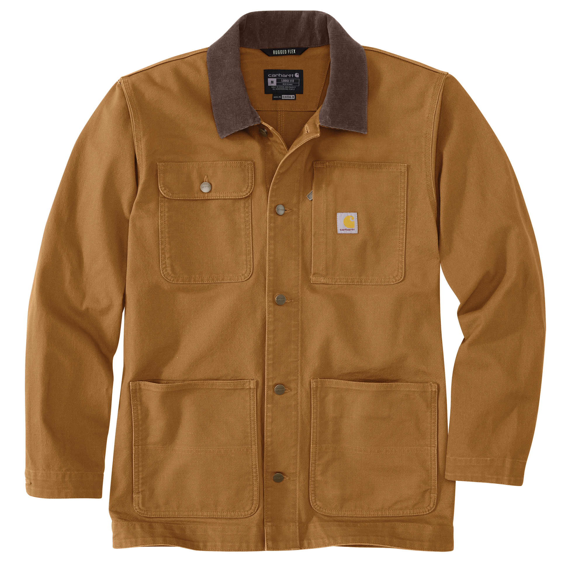 Picture of Carhartt 106675 Mens Rugged Flex® Duck Loose Fit Chore Coat