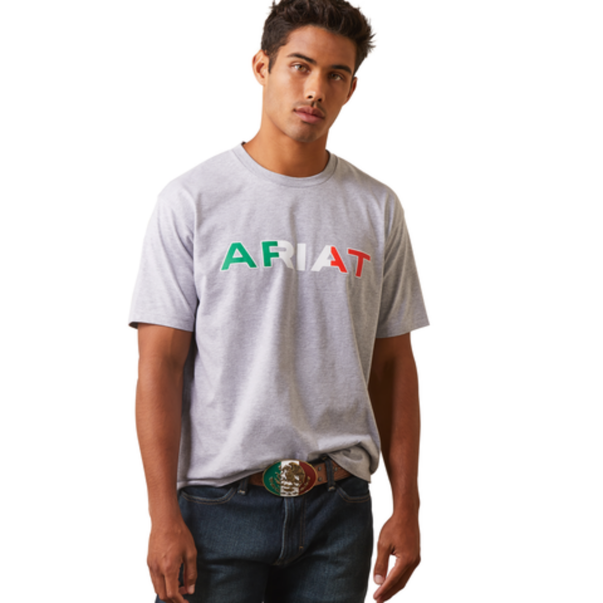 Picture of Ariat 10043100 ARIAT VIVA MEXICO INDEPENDENT SMU SS T-SHRT