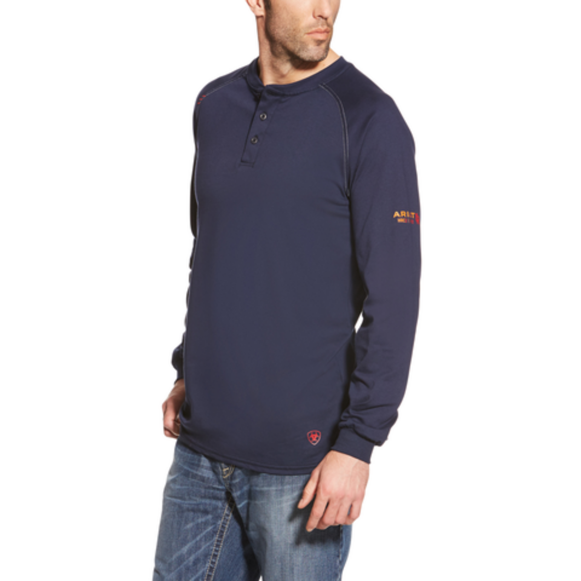 Picture of Ariat 10013518 FR HENLEY LS TOP