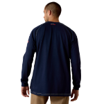 Picture of Ariat 10012256 FR WORK CREW LS T-SHRT