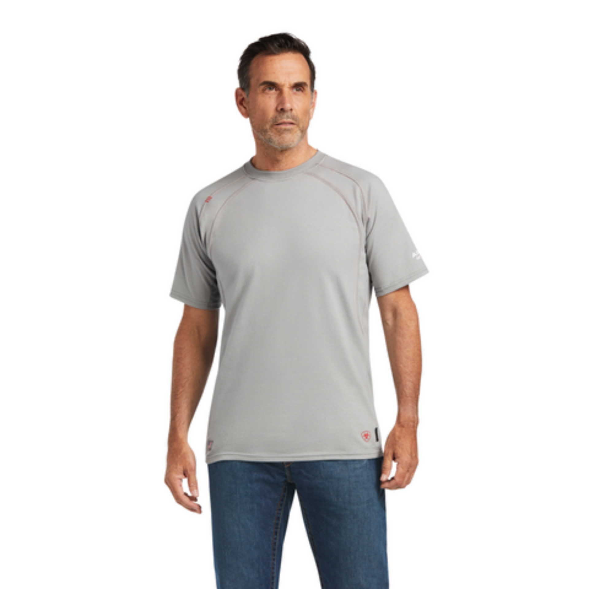 Picture of Ariat 10025371 FR WORK CREW SS T-SHRT