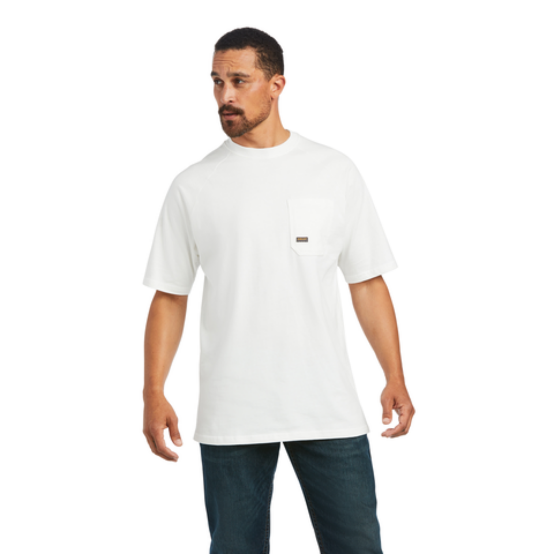Picture of Ariat 10039336 REBAR COTTON STRONG SS T-SHRT