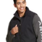 Picture of Ariat 10027867 REBAR WASHED DURACANVAS INS VEST