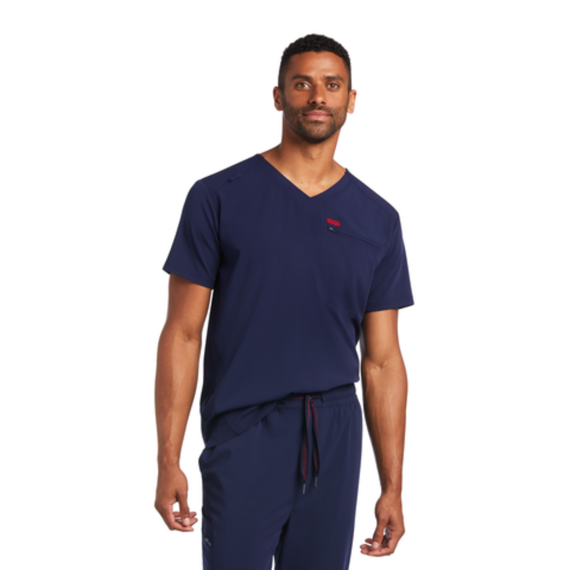 Picture of Ariat 10039683 WHITMAN TWO POCKET STR SS SCRUB TOP