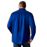 Picture of Ariat 10017498 TEAM LOGO TWILL  CLSSC LS SHRT