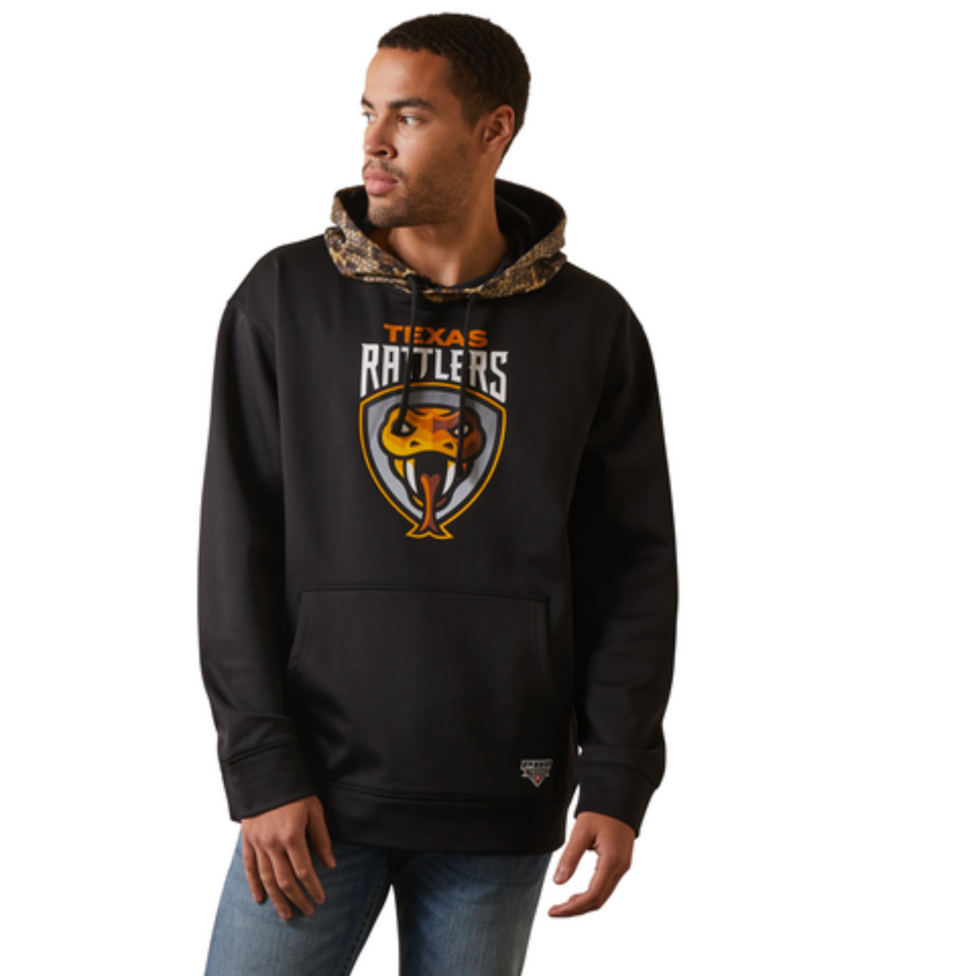 Picture of Ariat 10044685 Rattlers Head Hoodie