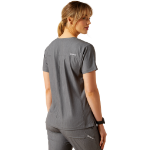 Picture of Ariat 10050661 CLARA 6 POCKET DURASTR SS SCRUB TOP