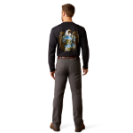 Picture of Ariat 10051858 Rebar M5 Straight DuraStretch Made Tough Straight Pant