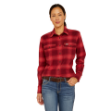 Picture of Ariat 10052841 REBAR FLANNEL DURASTR LS WRK SHRT
