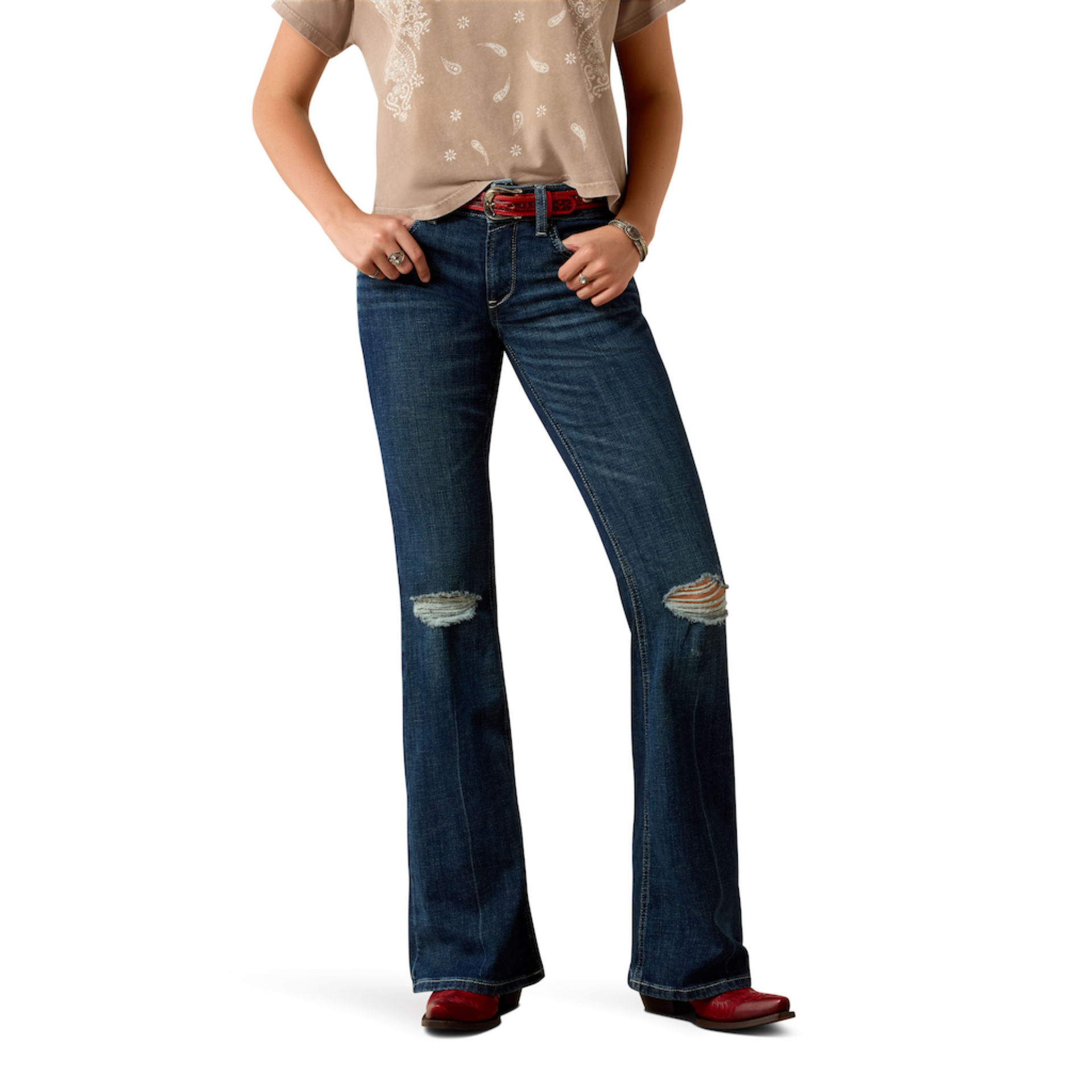 Picture of Ariat 10058915 Perfect Rise Christine Flare Jeans