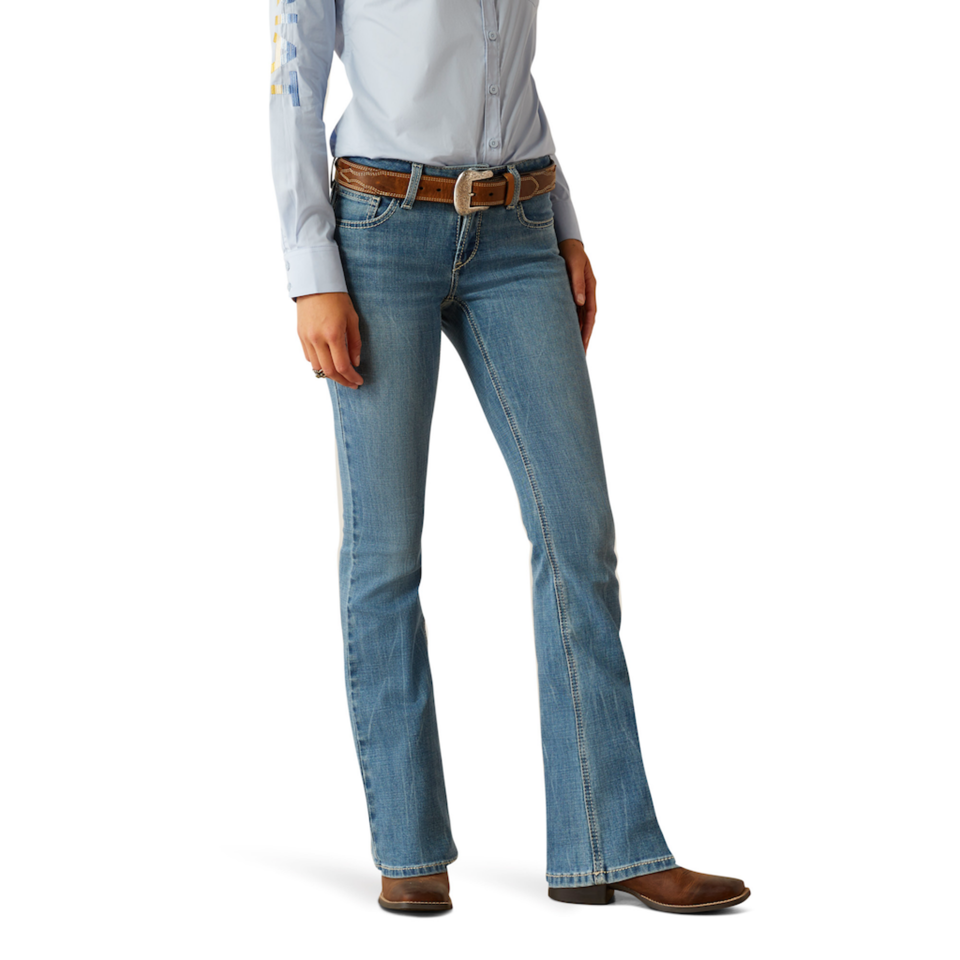 Picture of Ariat 10058919 Perfect Rise Naz Boot Cut Jeans