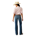 Picture of Ariat 10058920 Mid Rise Hasley Slim Trouser Jeans