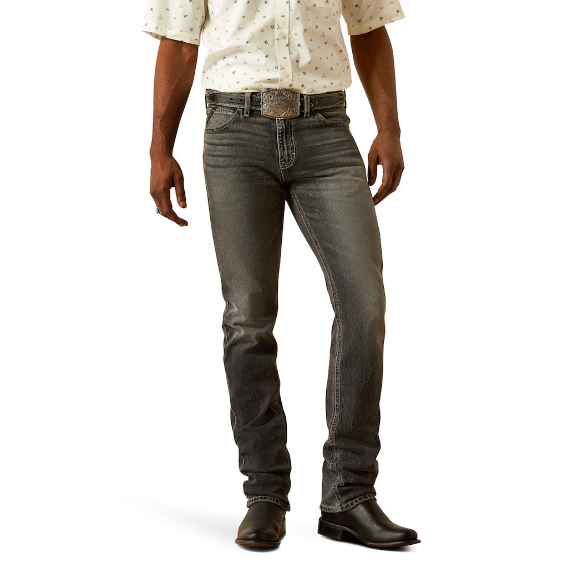 Picture of Ariat 10058928 M8 Modern Rolland Straight Leg Jeans