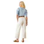 Picture of Ariat 10060879 Ultra High Rise Countryside Wide Leg Crop Jeans
