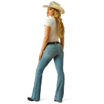 Picture of Ariat 10061395 Mid Rise Zoe Slim Trouser Jeans