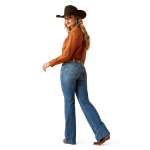 Picture of Ariat 10061726 Perfect Rise Isabelle Wide Trouser Jeans