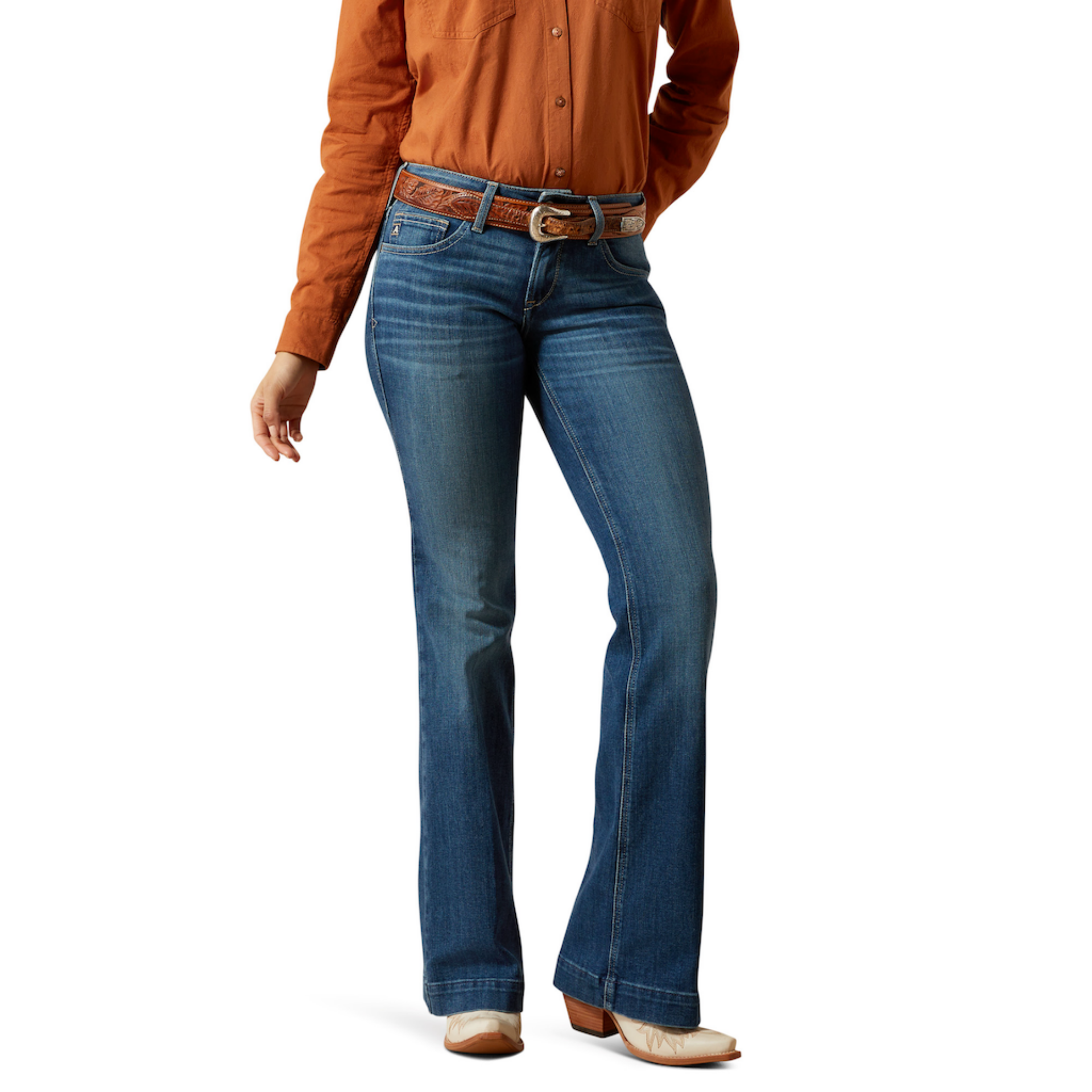 Picture of Ariat 10065882 Perfect Rise Leslie Slim Trouser Jeans